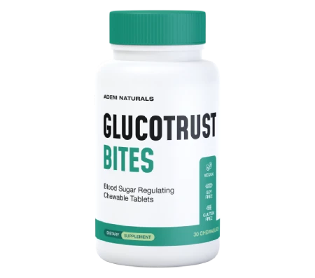 GlucoTrust Bites 1 bottle package